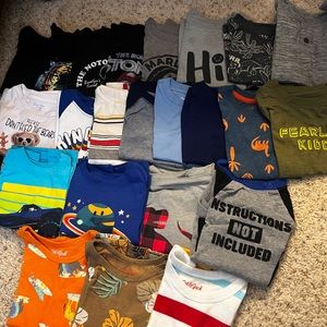 Toddler baby boy clothes, size 18 months gently used no stains or rips